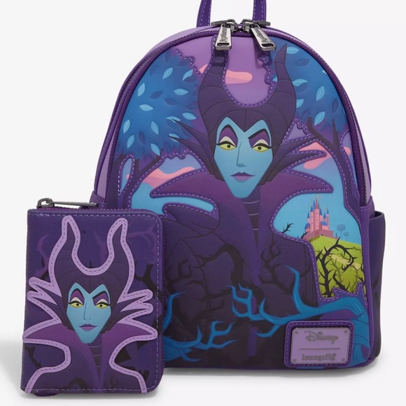 Loungefly Disney Sleeping Beauty Maleficent Mini Backpack